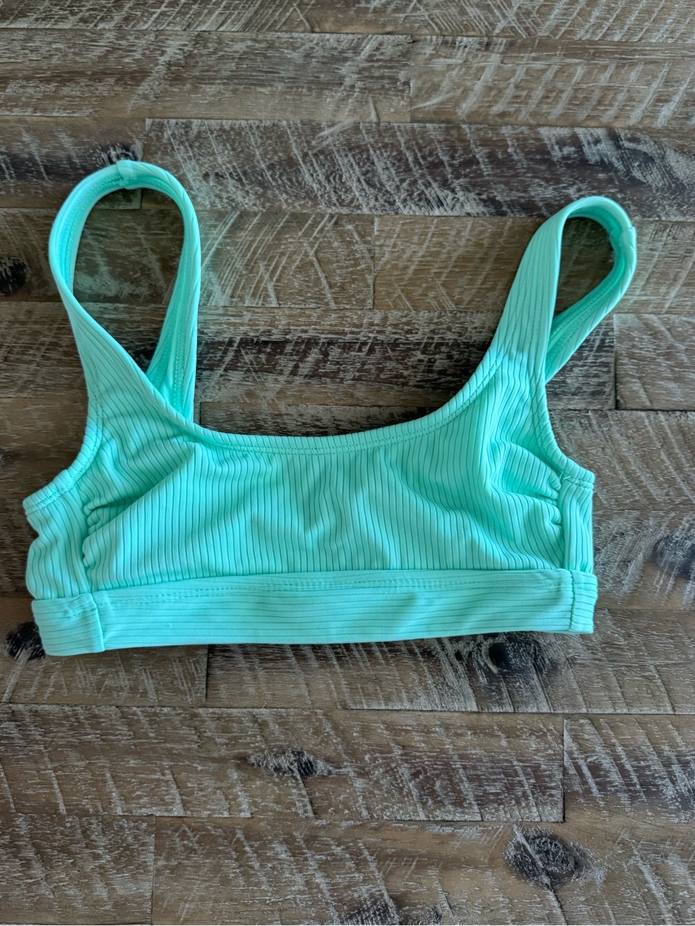 Target x Stoney Clover Lane Girls Mint Ribbed Swim Top